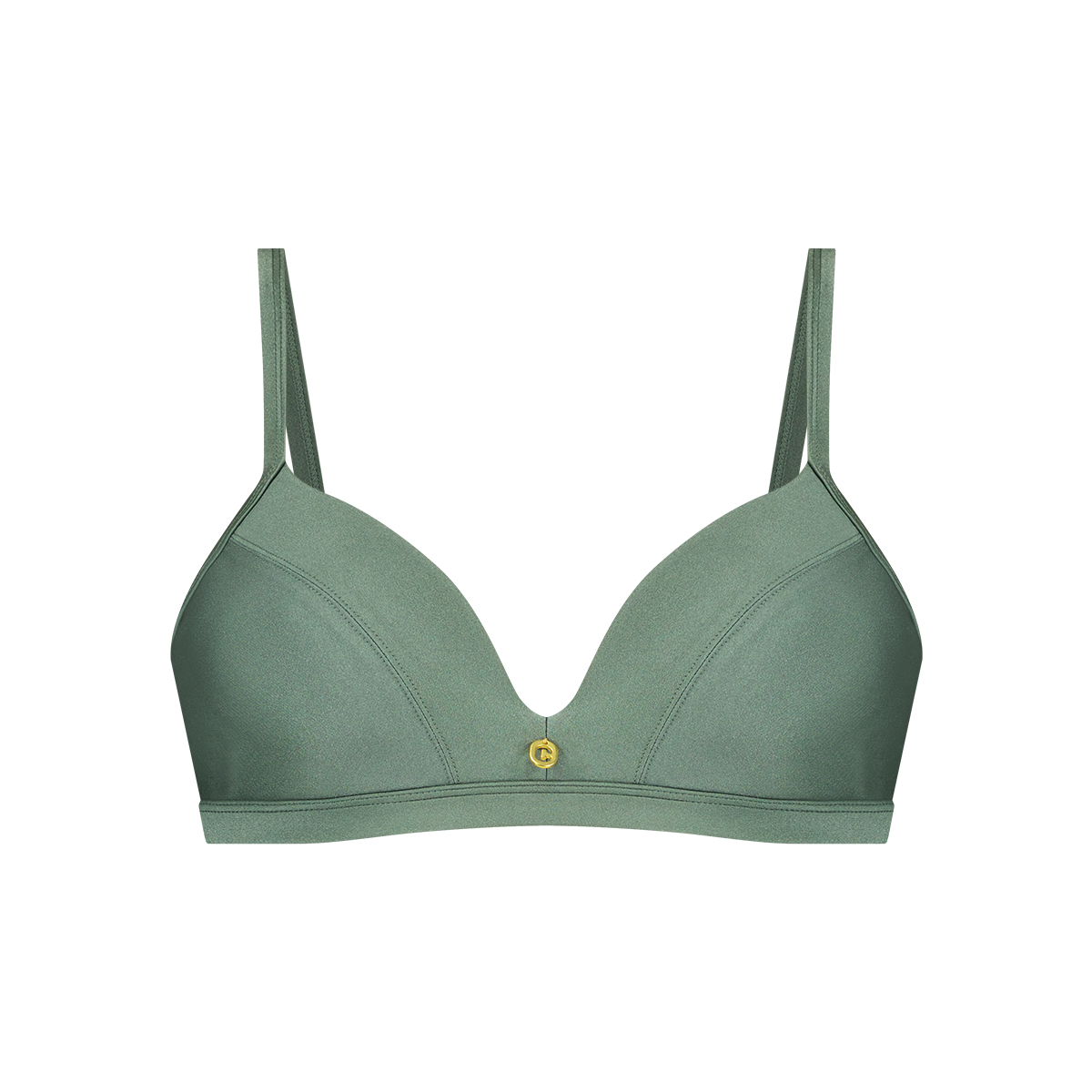 triangle bikinitop green sparkle maat 44D - 90D