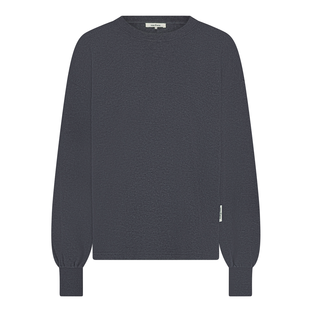 Relax trui long sleeve antraciet