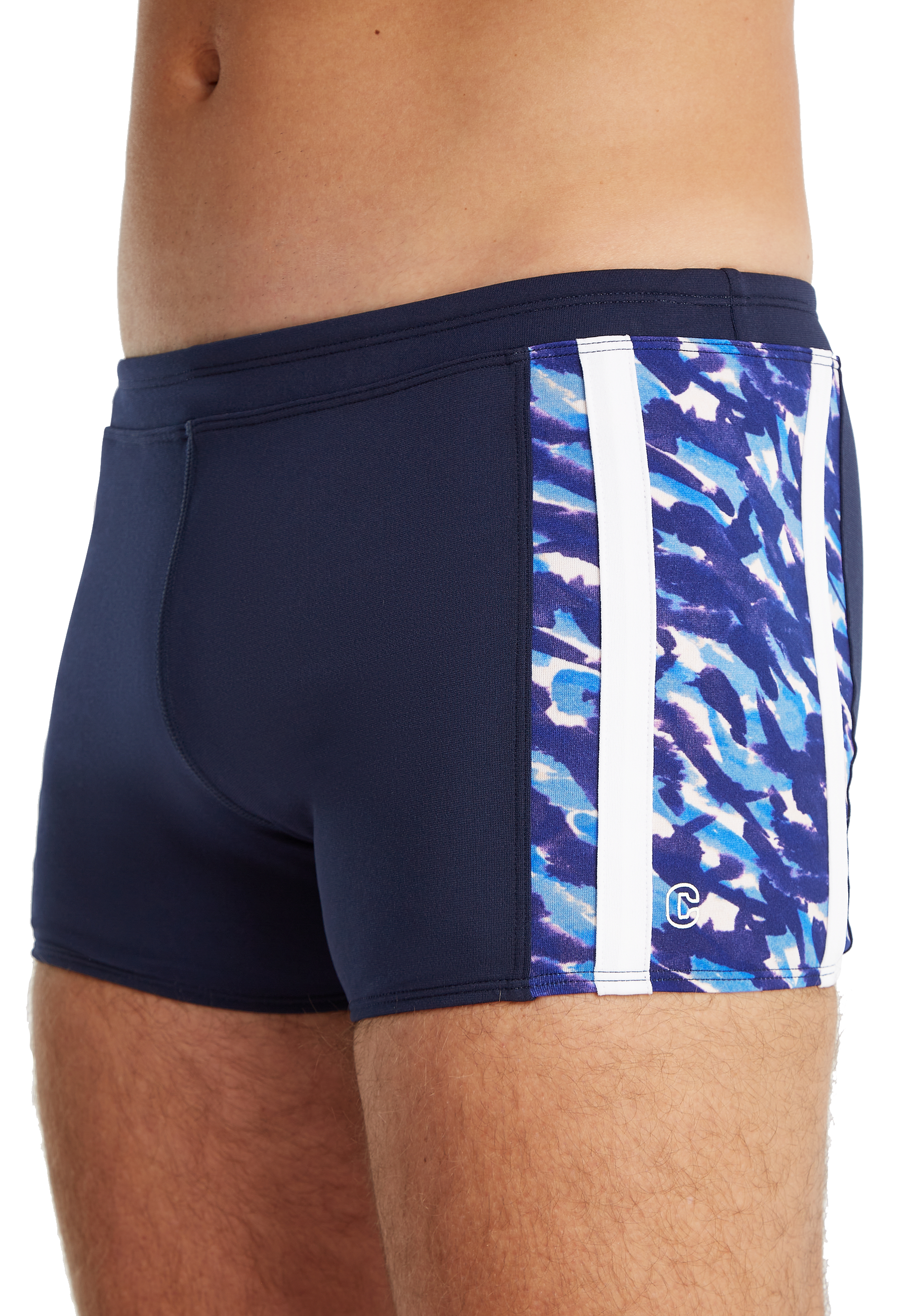 Swimshort floods blue 