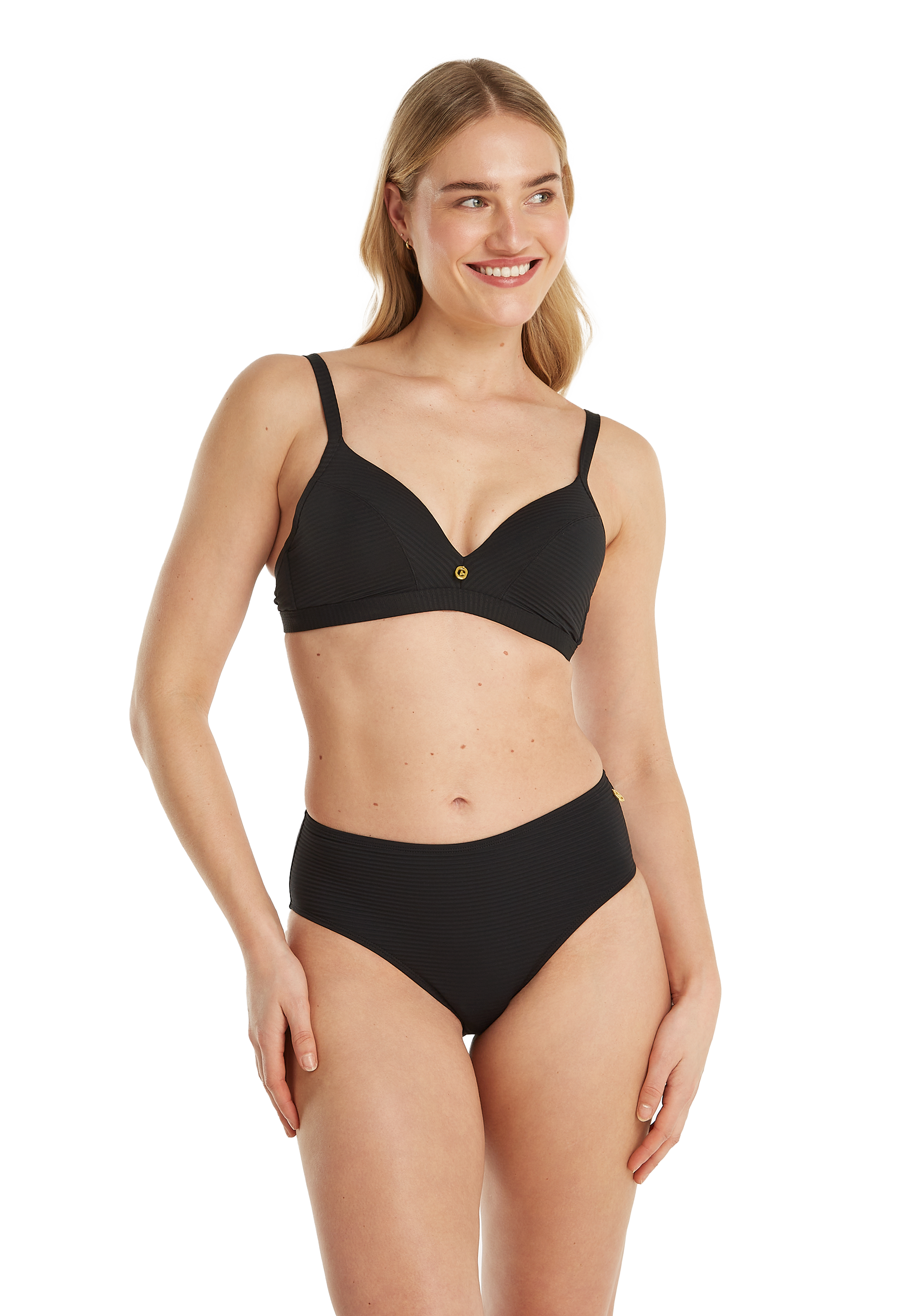 Midi bikini bottom zwart  Midi bikini bottom zwart