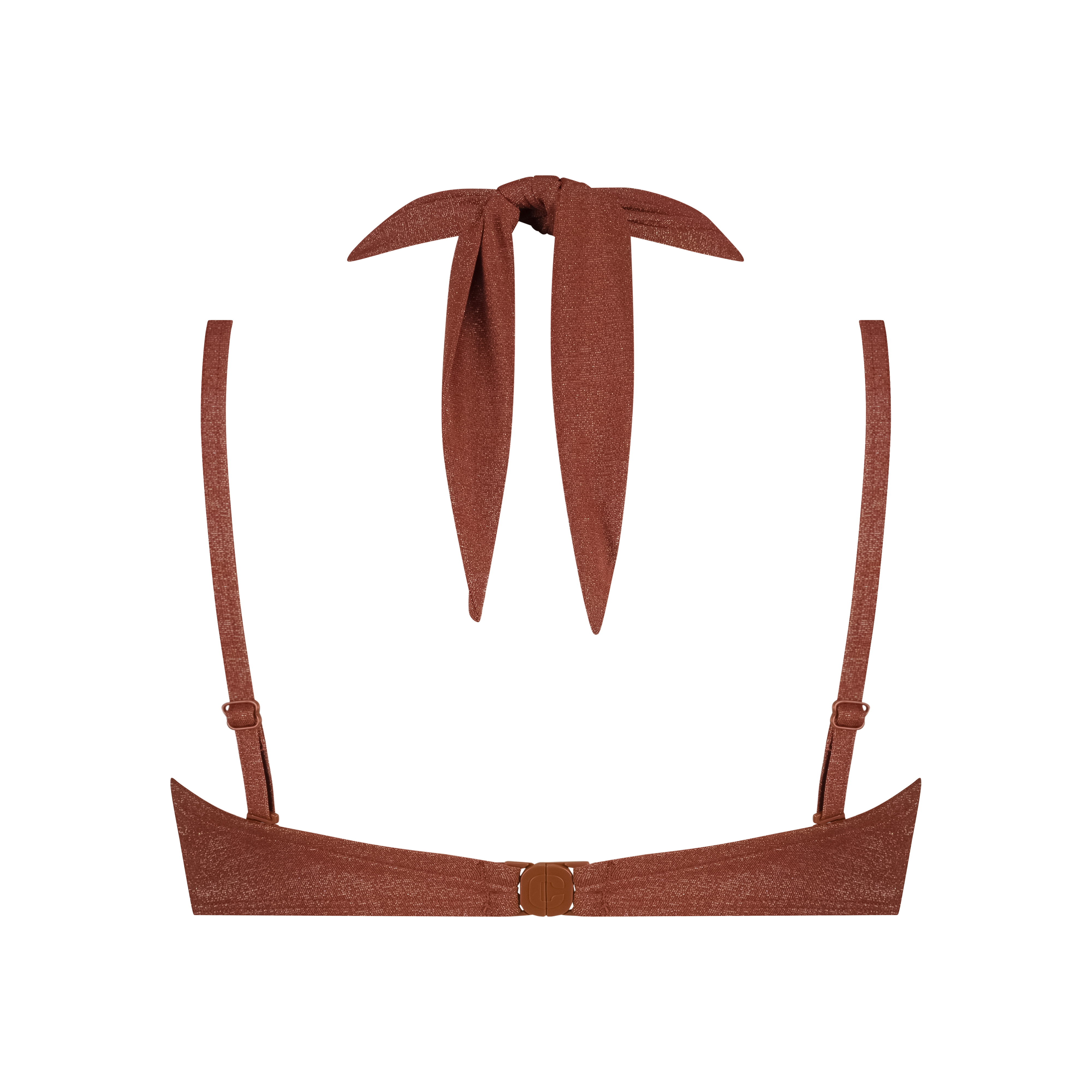 Multiway bikini top warm caramel