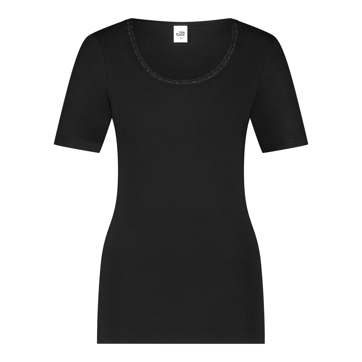 Thermo t-shirt lace zwart