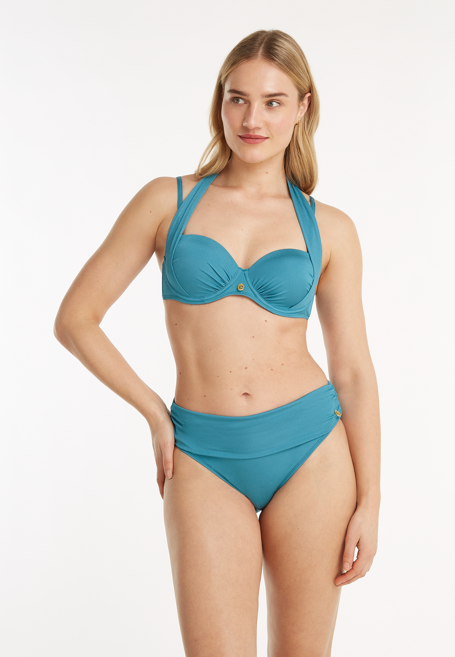 Flipover bikini bottom sea blue 