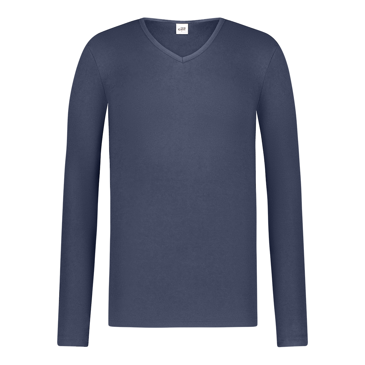 Thermo t-shirt long sleeve v-neck navy