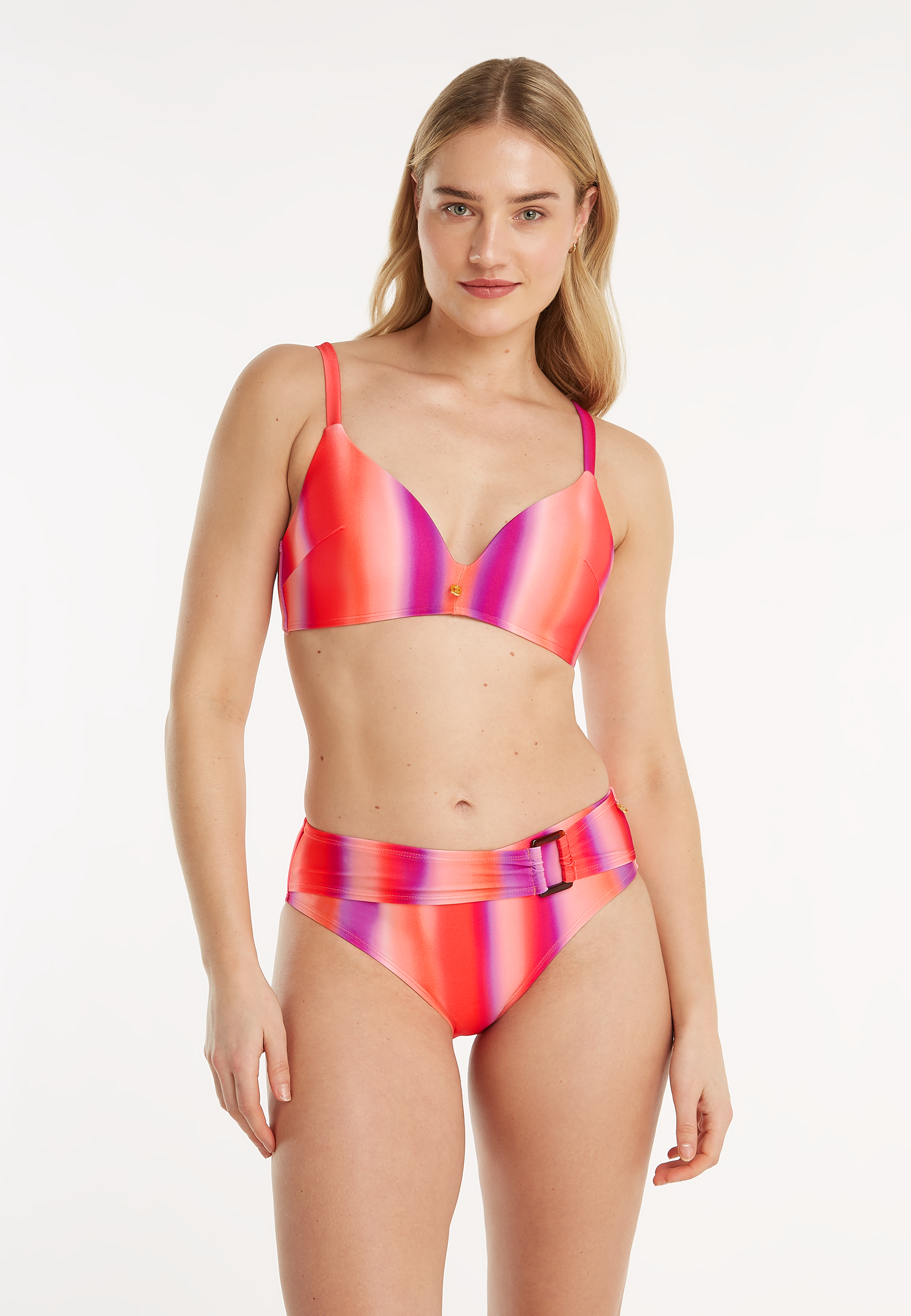 Plunge bikini top gradient