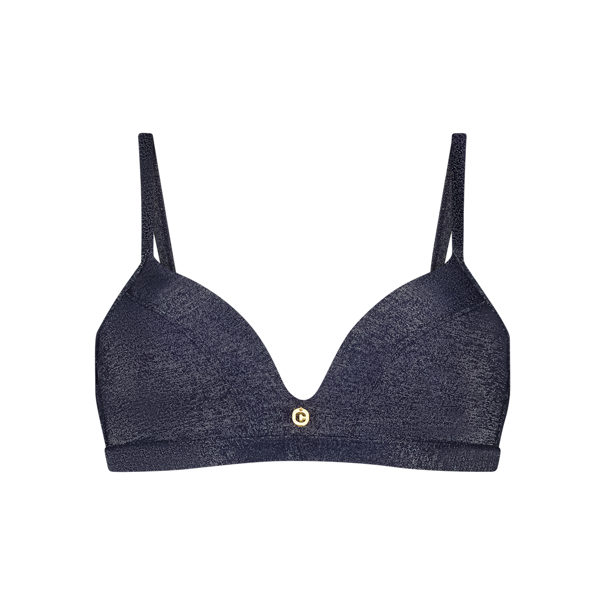 Triangle bikini top royal blue 