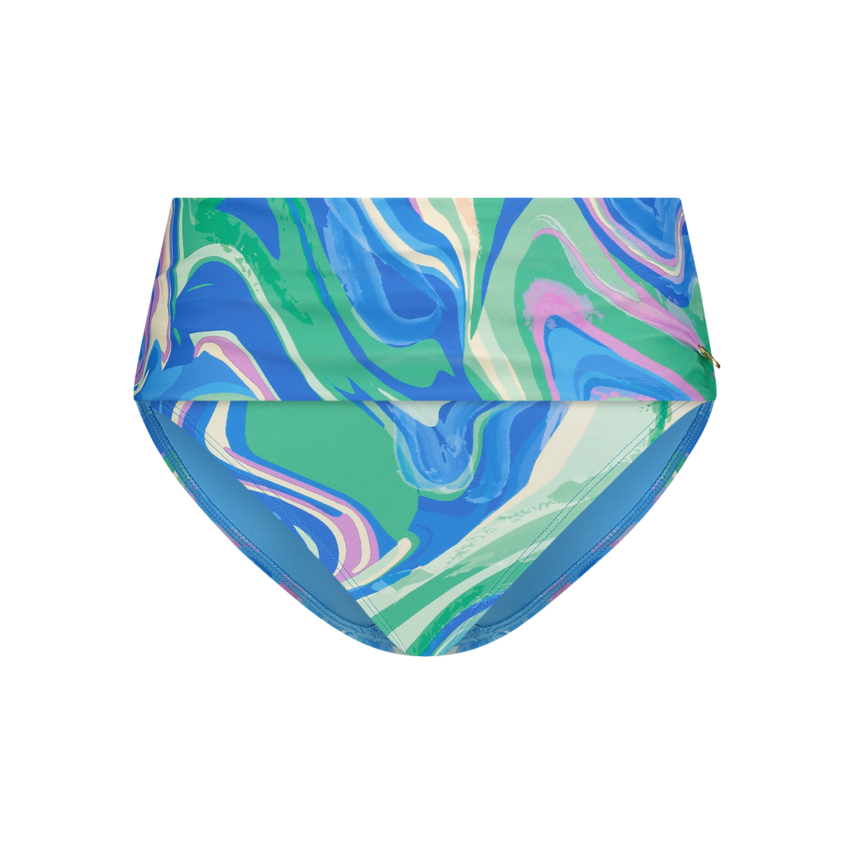 Flipover bikini bottom swirl