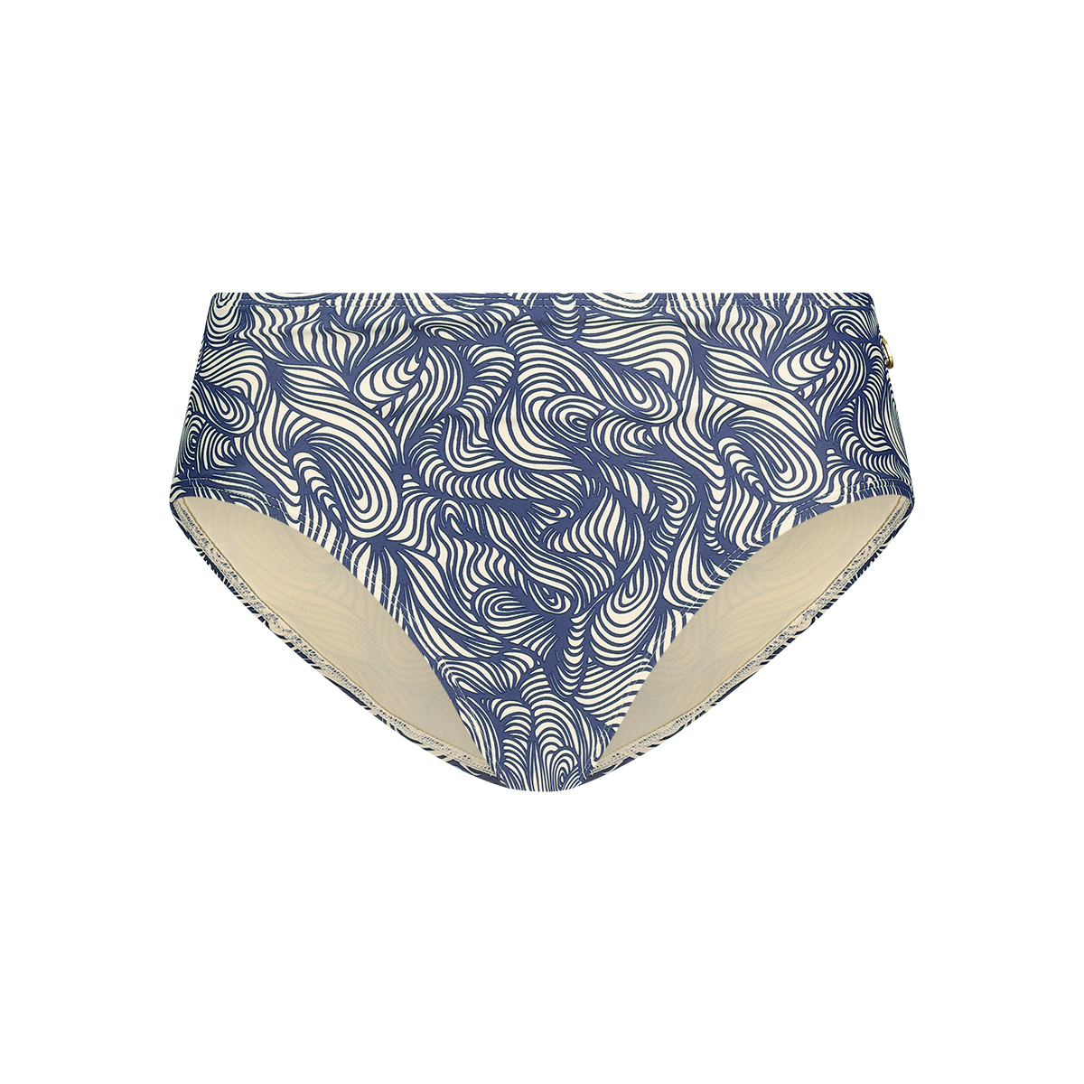 Ten Cate - Bikini Broekje Midi Abstract Loops - maat 44 - Blauw