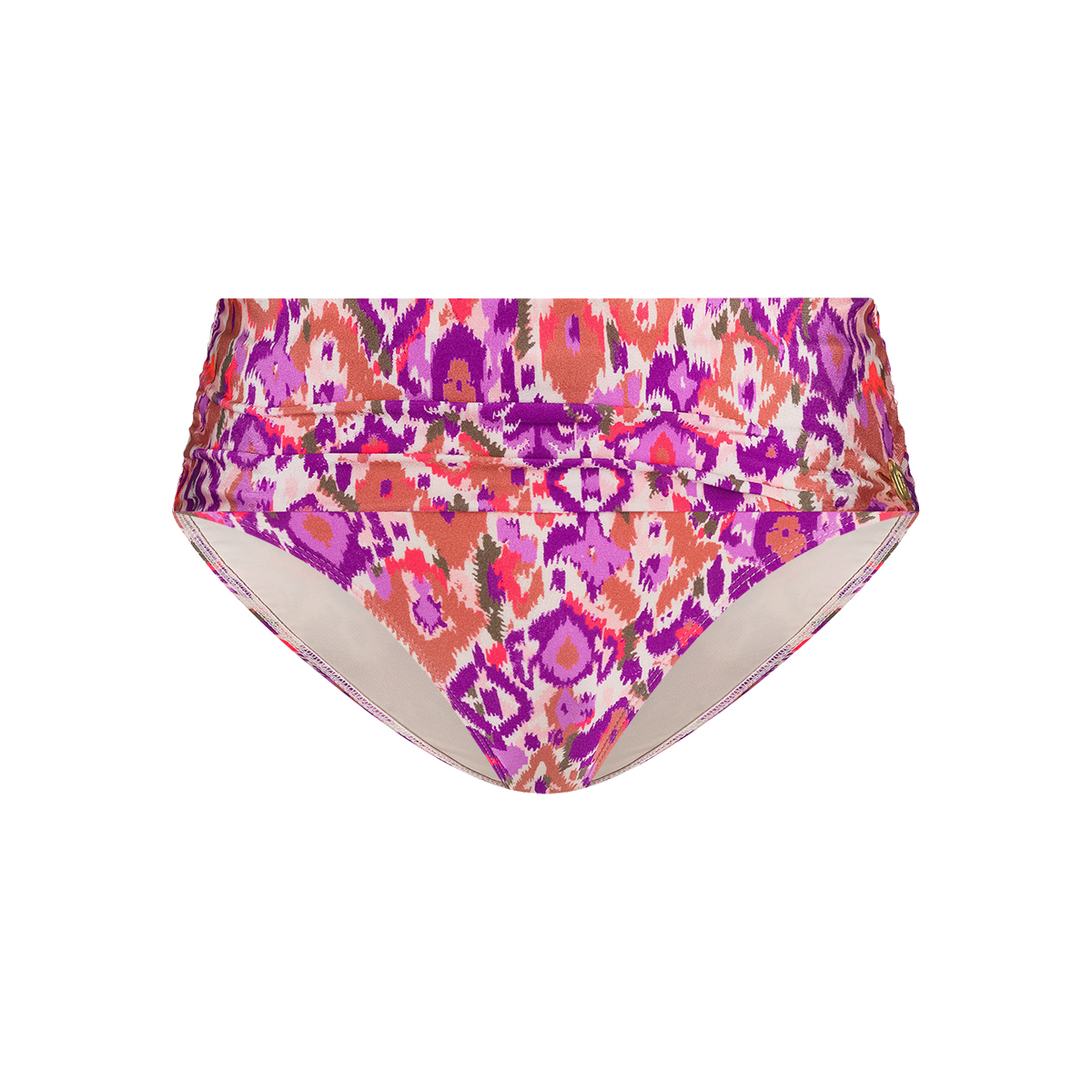 Flipover bikini bottom summer ikat 