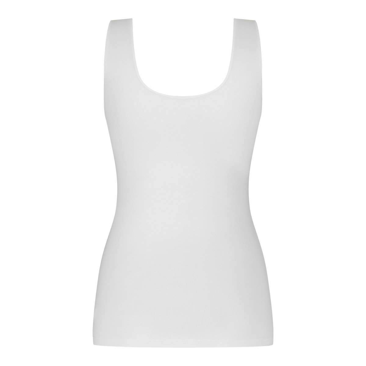singlet met kant wit