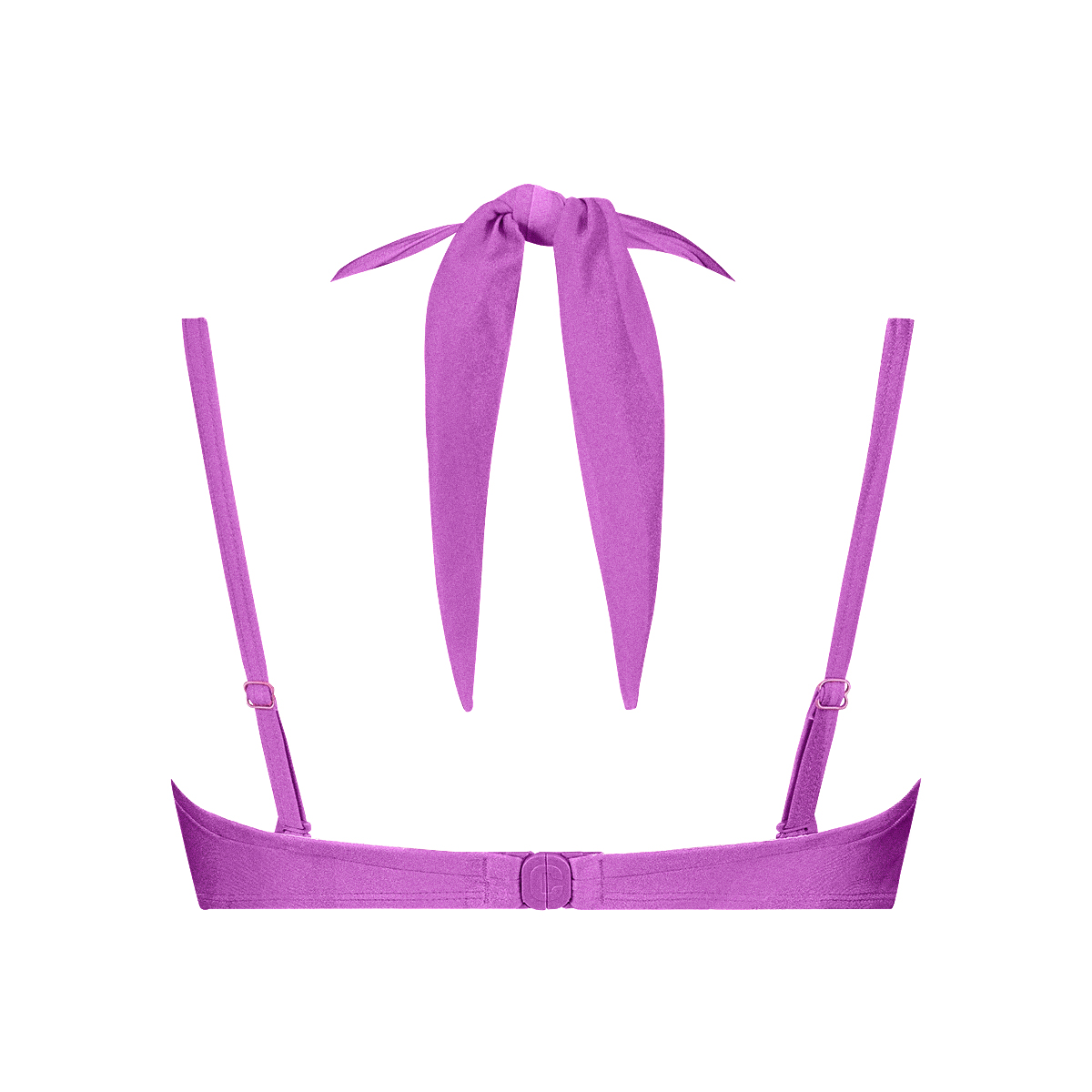 multiway bikini top shiny lilac