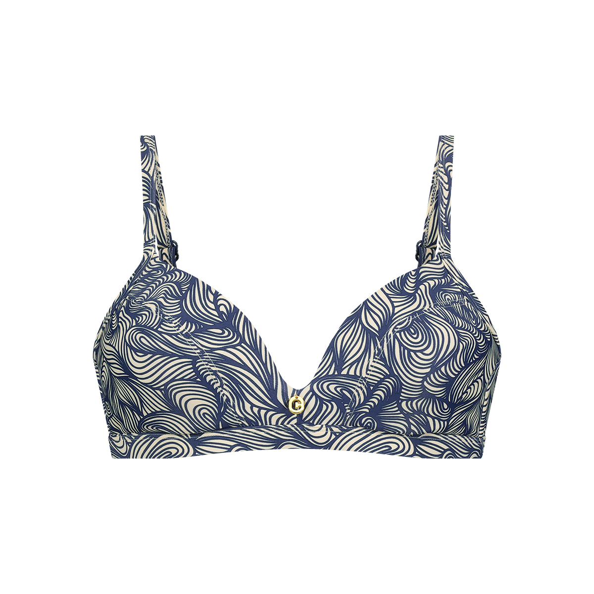 triangle bikini top abstract loops triangle bikini top abstract loops