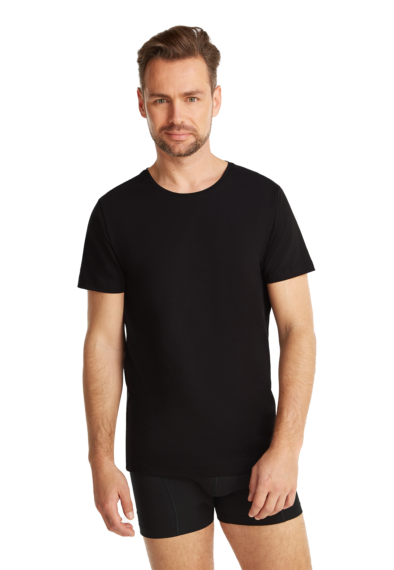 T-shirt zwart 2 pack