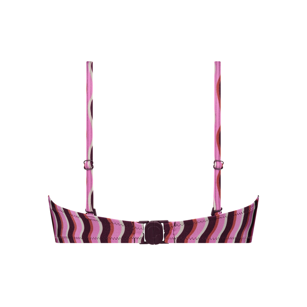 Bandeau bikini groovy wave 